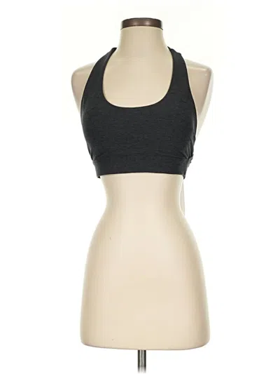 Calia Tank Top Gray Halter Neckline Tops In Black