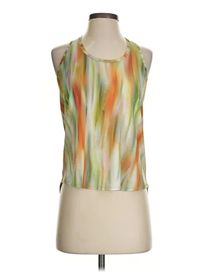 Pre-owned Calia Tank Top Green Halter Neckline Tops