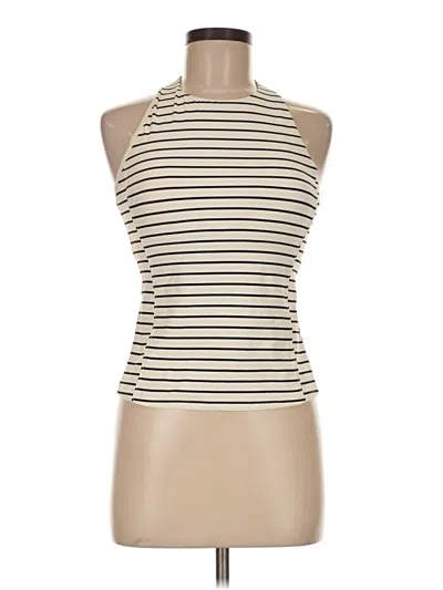 Pre-owned Calia Tank Top Ivory Halter Neckline Tops