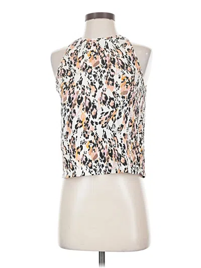 Pre-owned Calia Tank Top Ivory Halter Neckline Tops