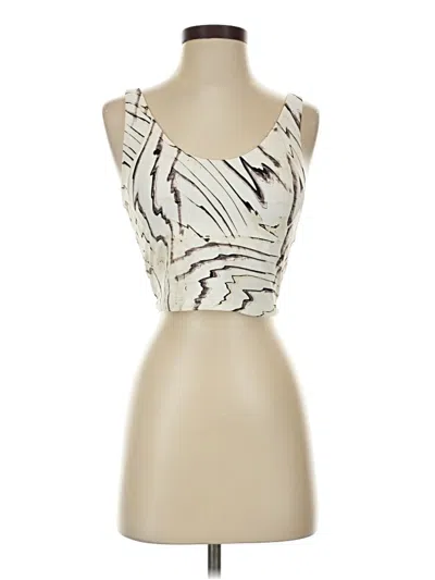 Pre-owned Calia Tank Top Ivory Strapless Neckline Tops