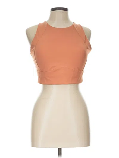 Pre-owned Calia Tank Top Orange Halter Neckline Tops