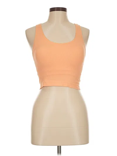 Pre-owned Calia Tank Top Orange Strapless Neckline Tops