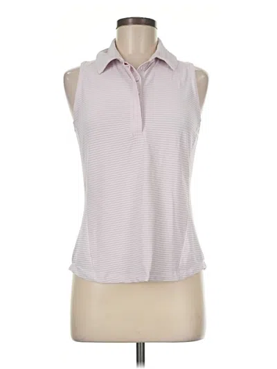 Pre-owned Calia Tank Top Pink Collared Neckline Tops