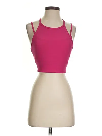 Pre-owned Calia Tank Top Pink Halter Neckline Tops