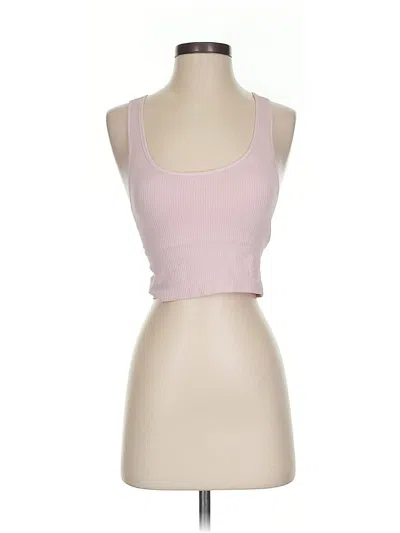 Pre-owned Calia Tank Top Pink Solid Pattern Tops