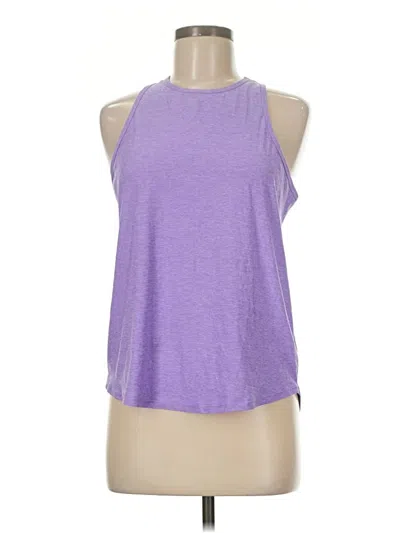Pre-owned Calia Tank Top Purple Halter Neckline Tops