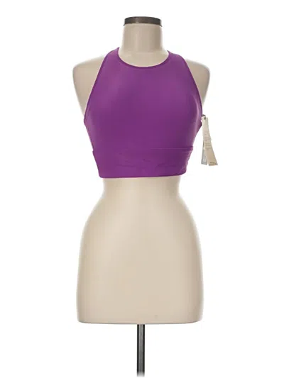 Calia Tank Top Purple Halter Neckline Tops