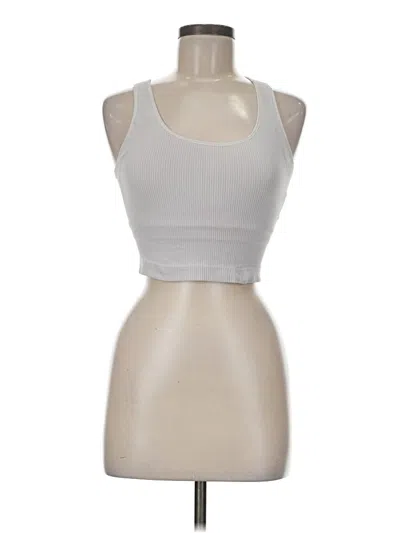 Pre-owned Calia Tank Top Silver Halter Neckline Tops