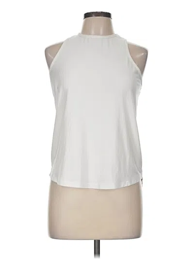 Pre-owned Calia Tank Top White Halter Neckline Tops