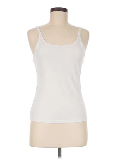 Pre-owned Calia Tank Top White Halter Neckline Tops