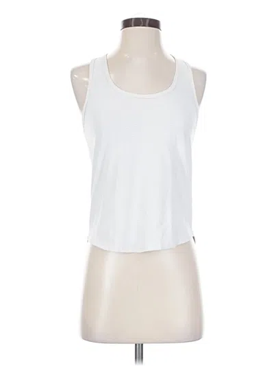 Pre-owned Calia Tank Top White Halter Neckline Tops