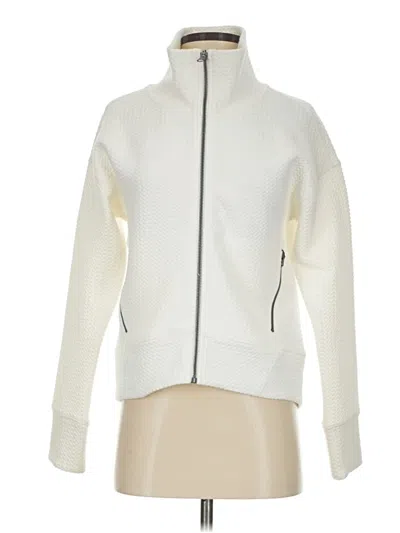 Pre-owned Calia Track Jacket In Ivory