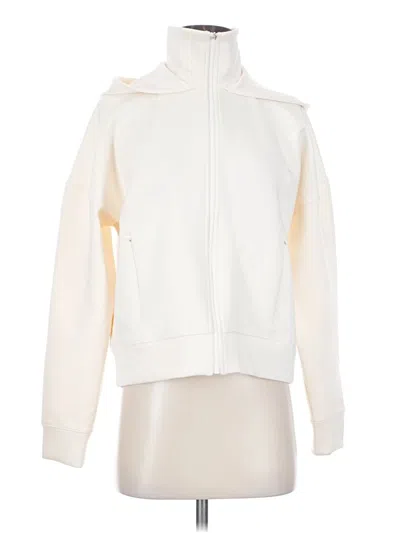 Pre-owned Calia Track Jacket In Ivory