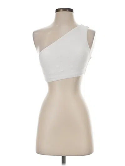 Pre-owned Calia Tube Top Ivory One Shoulder Neckline Tops