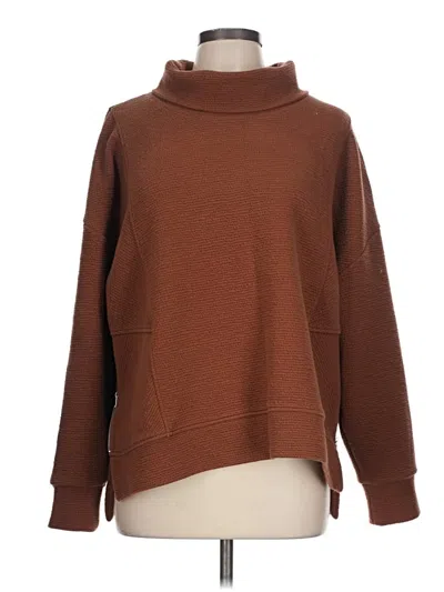 Pre-owned Calia Turtleneck Sweater In Brown