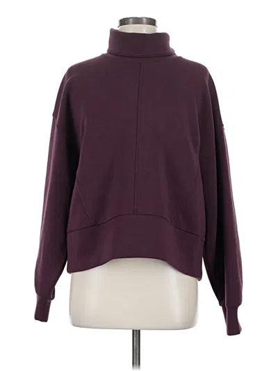 Pre-owned Calia Turtleneck Sweater In Burgundy