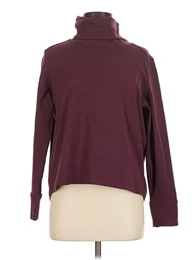 Pre-owned Calia Turtleneck Sweater In Burgundy