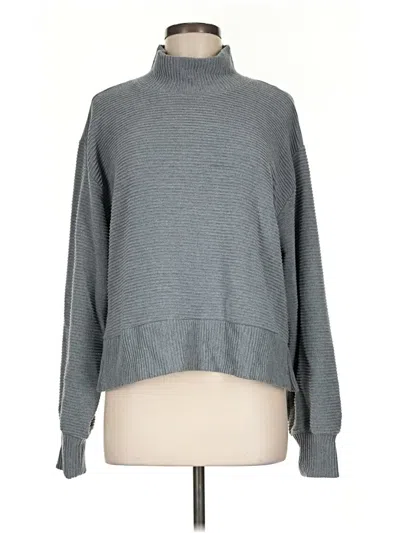 Pre-owned Calia Turtleneck Sweater In Gray
