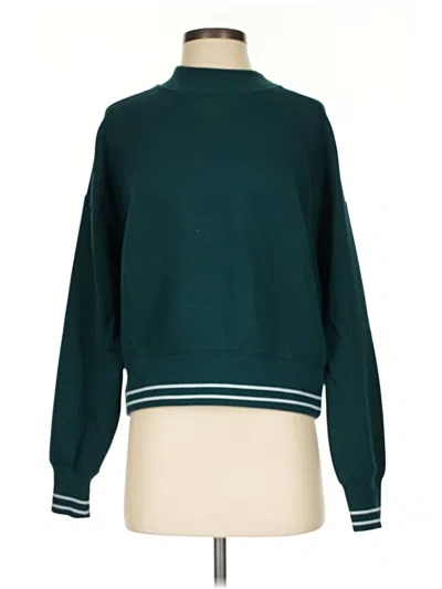 Pre-owned Calia Turtleneck Sweater In Green