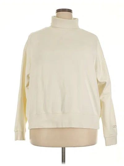 Pre-owned Calia Turtleneck Sweater In Ivory