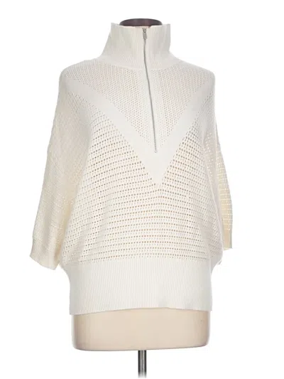 Pre-owned Calia Turtleneck Sweater In Ivory