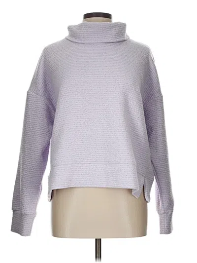 Pre-owned Calia Turtleneck Sweater In Purple
