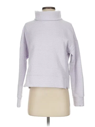 Pre-owned Calia Turtleneck Sweater In Silver