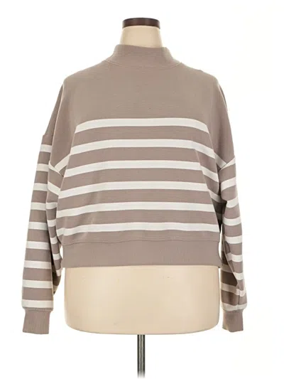 Pre-owned Calia Turtleneck Sweater In Tan