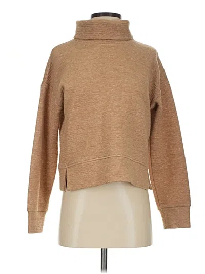 Pre-owned Calia Turtleneck Sweater In Tan