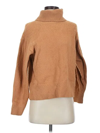 Pre-owned Calia Turtleneck Sweater In Tan