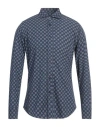 Caliban 820 Man Shirt Navy Size 15 Cotton