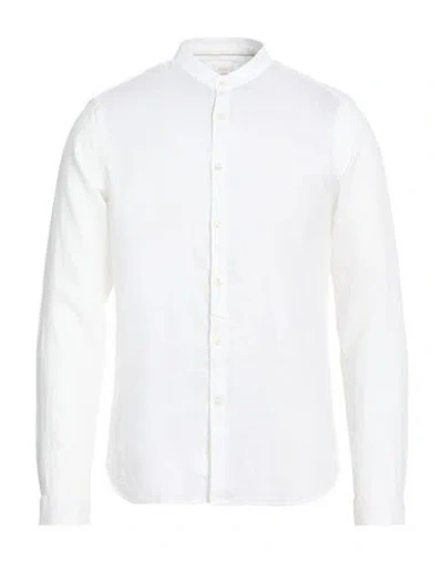 Caliban 820 Man Shirt White Size 15 ¾ Linen