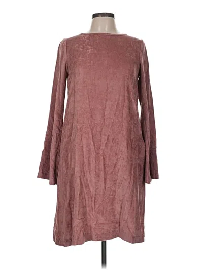 Caliban Casual Dress In Burgundy