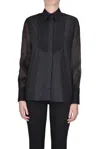 Caliban Cotton Shirt In Black