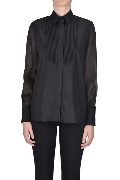 Caliban Cotton Shirt In Black