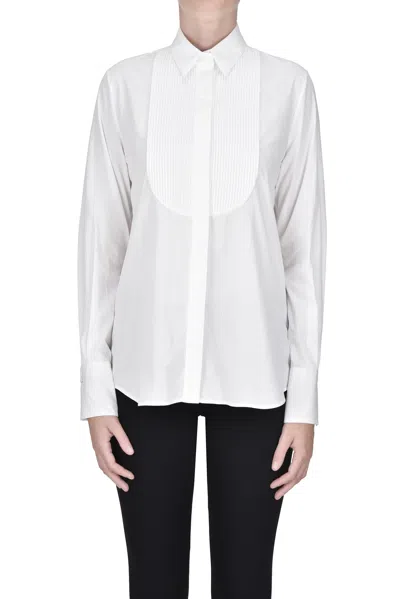 Caliban Cotton Shirt In White