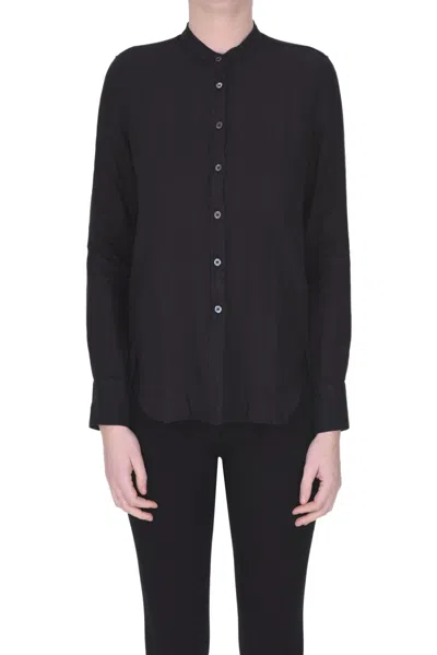 Caliban Linen Shirt In Black