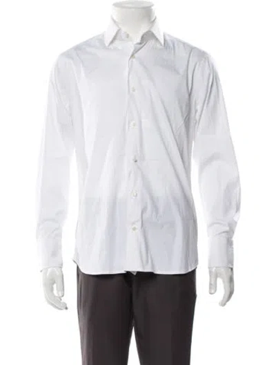 Pre-owned Caliban Long Sleeve Dress Shirt In White