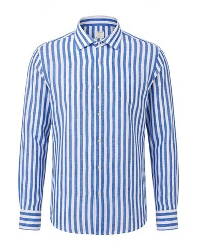 Caliban Man Shirt Blue Size 15 ½ Polyamide, Elastane