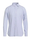 Caliban Man Shirt Sky Blue Size 16 Cotton