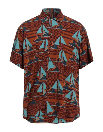 Caliban Shirts In Brown