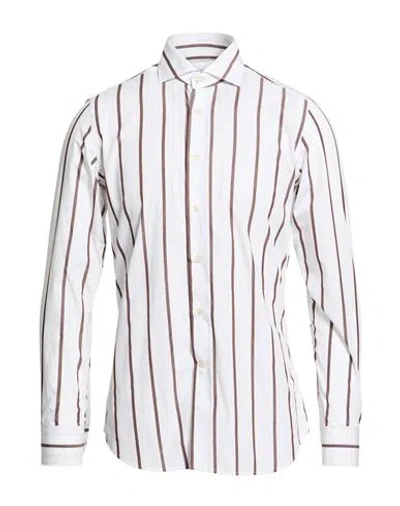 Caliban Man Shirt Brown Size 15 ½ Cotton