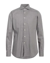 Caliban Man Shirt Black Size 15 Cotton In Black