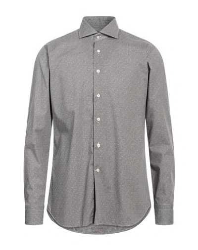 Caliban Man Shirt Black Size 15 Cotton