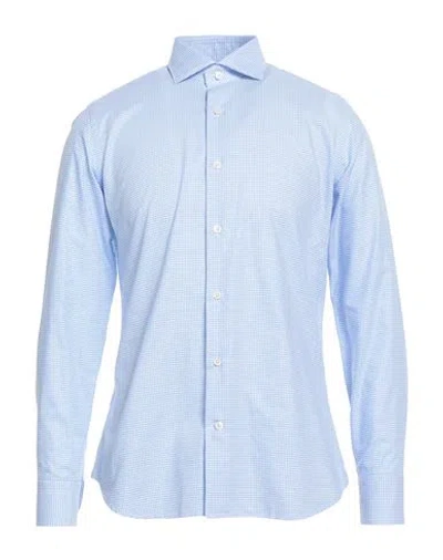 Caliban Man Shirt Light Blue Size 15 ¾ Cotton