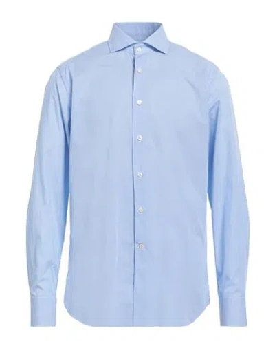 Caliban Man Shirt Light Blue Size 16 ½ Cotton