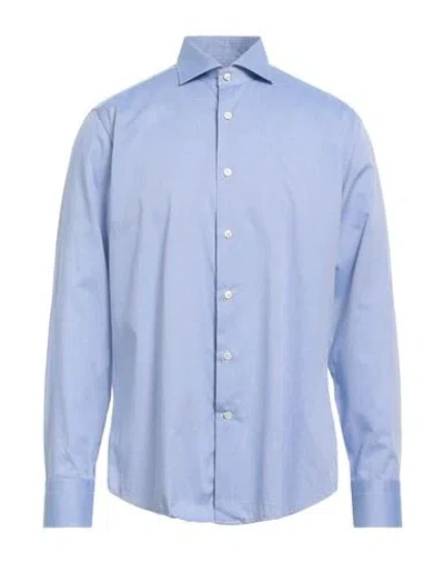 Caliban Man Shirt Light Blue Size 15 ¾ Cotton