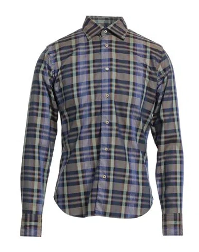 Caliban Man Shirt Light Green Size 15 ¾ Cotton
