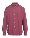 Caliban Man Shirt Mauve Size 15 ¾ Cotton In Purple